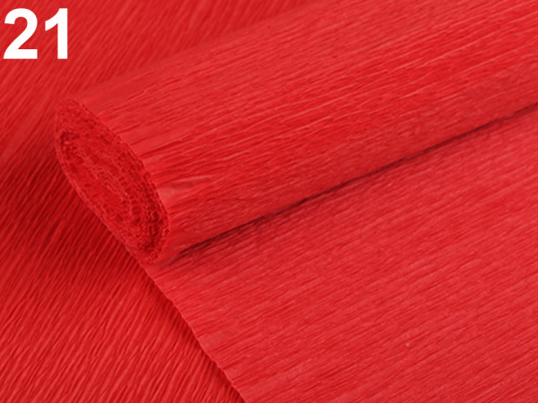 Krepový papír 0,5x2,5 m velká gramáž