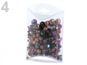 Skleněné korálky ramš ohňovky 2. jakost