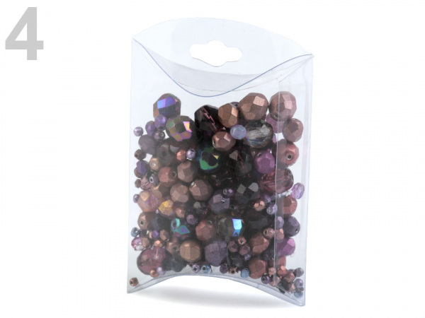 Skleněné korálky ramš ohňovky 2. jakost