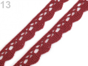 Bavlněná krajka paličkovaná šíře 15 mm