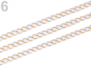 Řetízek kovový 4x5 mm