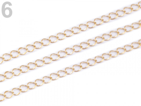 Řetízek kovový 4x5 mm