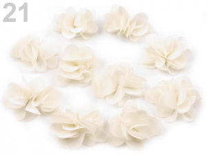 Květina Ø30mm k přišití nebo přilepení