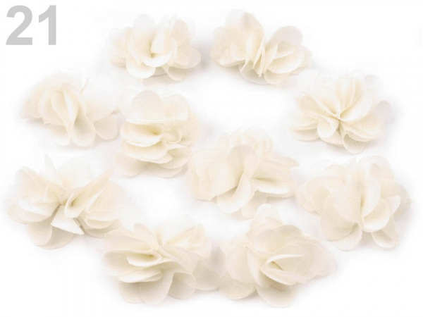 Květina Ø30mm k přišití nebo přilepení