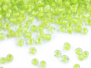 Rokajl 6/0 - 4 mm s průtahem, zářivé barvy