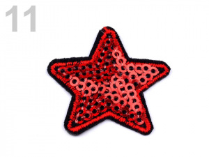 Nažehlovačka hvězda s flitry