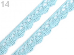 Bavlněná krajka paličkovaná šíře 15 mm