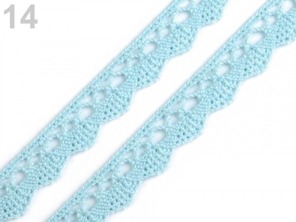 Bavlněná krajka paličkovaná šíře 15 mm