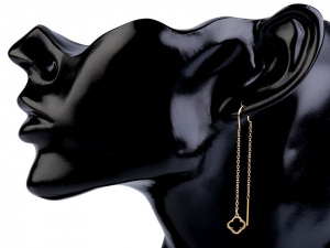 Provlékací náušnice z nerezové oceli