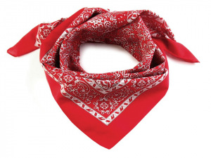 Bavlněný šátek kašmírový vzor 70x70 cm