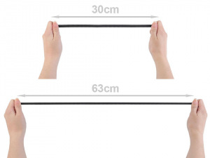 Prádlová pruženka na kartě šíře 8 mm