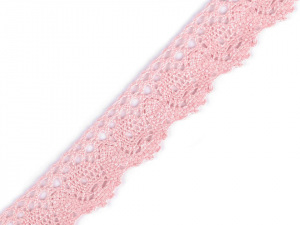 Bavlněná krajka paličkovaná šíře 25 mm