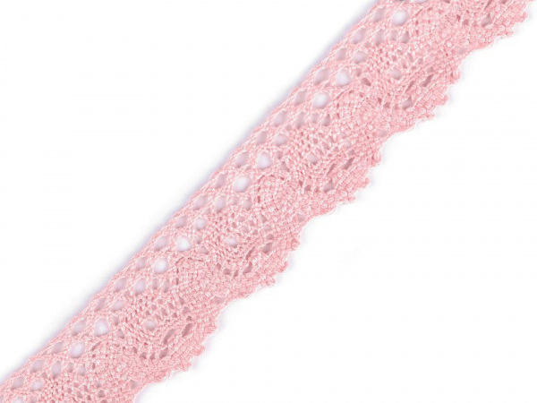 Bavlněná krajka paličkovaná šíře 25 mm