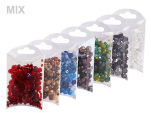 Skleněné korálky ramš ohňovky 2. jakost