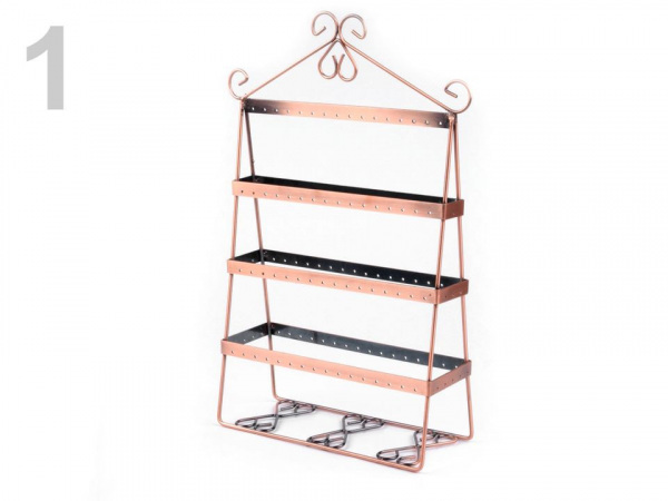 Stojan na náušnice  8x34x23 cm