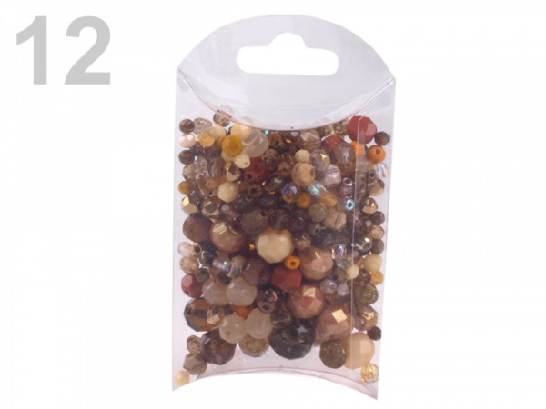 Skleněné korálky ramš ohňovky 2. jakost