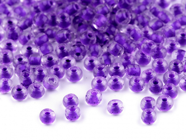 Rokajl 6/0 - 4 mm s průtahem, zářivé barvy