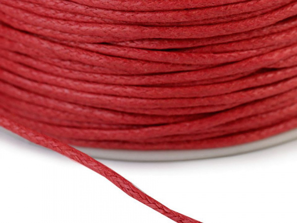 Šňůra bavlněná Ø1,8 mm voskovaná