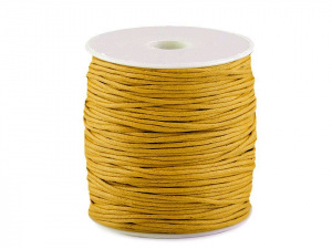 Šňůra bavlněná Ø1,8 mm voskovaná