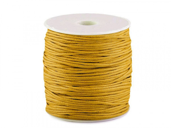 Šňůra bavlněná Ø1,8 mm voskovaná