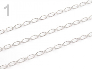 Řetízek mosazný 3x6 mm