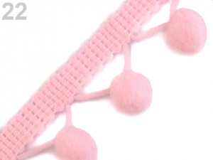 Prýmek šíře 30 mm s bambulkami Ø13 mm