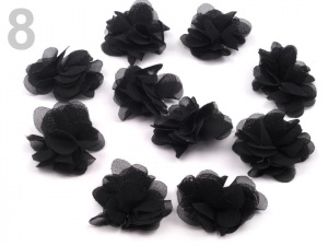 Květina Ø30mm k přišití nebo přilepení