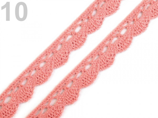 Bavlněná krajka paličkovaná šíře 15 mm