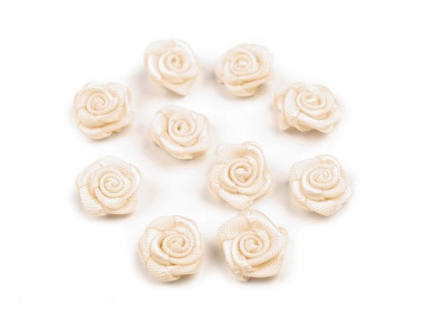 Saténová růže Ø10 mm