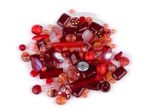 Skleněné korálky ramš mačkanice 2. jakost