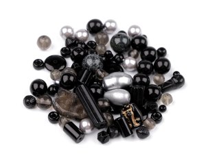 Skleněné korálky ramš mačkanice