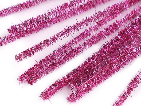 Chlupaté modelovací lurexové drátky Ø6 mm délka 30 cm