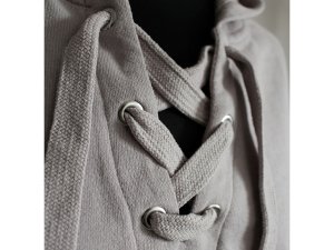 Bavlněná šňůra plochá / dutinka šíře 15 mm