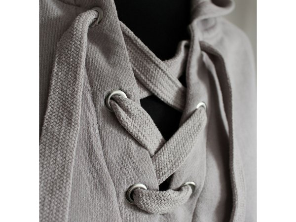 Bavlněná šňůra plochá / dutinka šíře 15 mm