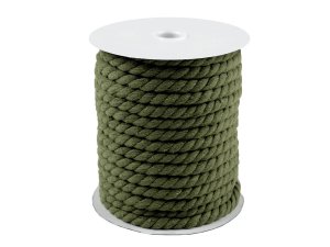 Bavlněná šňůra kroucená Ø8 mm macrame