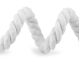 Bavlněná šňůra kroucená Ø20 mm macrame