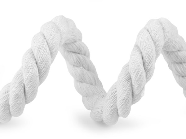 Bavlněná šňůra kroucená Ø20 mm macrame